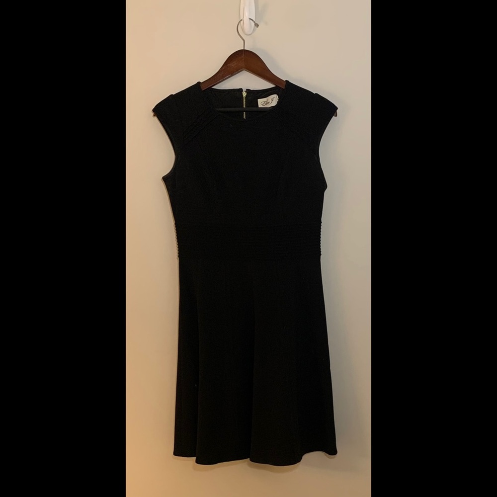 Eliza J Women's Size 6 Black Fit and Flare Cocktail Dress